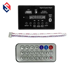 5V LCD MP3 giải mã Board màu xanh mô-đun răng khuếch đại công suất xe Bộ giải mã âm thanh phụ kiện Board khuếch đại công suất - Product Image 5