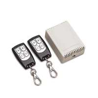 Télécommande universelle sans fil 4 boutons 433 MHz, émetteur RF, code d'apprentissage, puce 1527, fonctionne avec récepteur, portée 50-100m