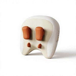 Coussin de massage transfrontalier best-seller, masseur double usage pour le cou, le dos et les lombaires, fonction musicale pour la colonne cervicale - Product Image 1