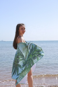 Mới Tùy Chỉnh Được Thiết Kế Sợi Nhỏ Bãi Biển Khăn Cao Thấm Cát Miễn Phí Cho Ngoài Trời Thể Thao Bơi Phòng Tập Thể Dục Sử Dụng Sợi Nhỏ Bãi Biển Khăn - Product Image 2