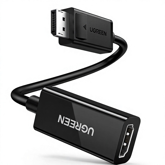 UGREEN DisplayPort to  Adapter 4K 60Hz DP to  Male to Female Converter Video Display Cord  for Laptop HDTV Projector