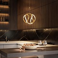 Nouveauté nordique Led lampes suspendues pour salon chambre chevet Bar décoration murale éclairage géométrie lampes suspendues luminaire de cuisine
