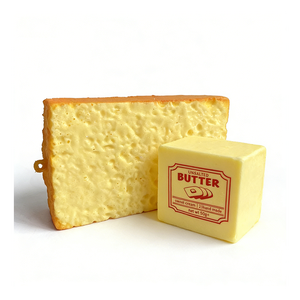 ชุดของเล่นบีบยืดหยุ่นรูปอาหารยอดนิยม เช่น ขนมปัง ช็อกโกแลต บัตเตอร์ ติ่มซำ ของเล่นบีบ PU นุ่ม ยืดหยุ่นช้าๆ ของเล่นเสริมพัฒนาการ ของขวัญ - Product Image 6