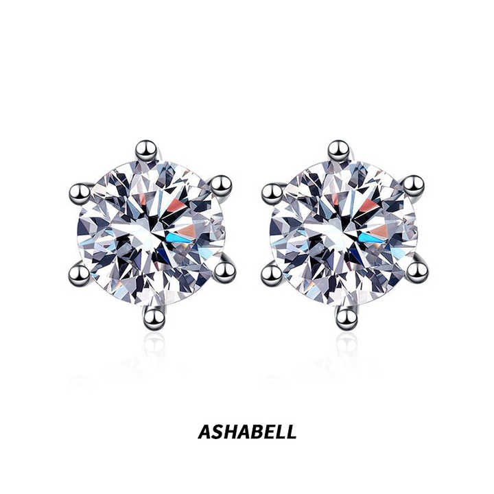 Adored 1 Carat Moissanite 925 Sterling Silver Earrings