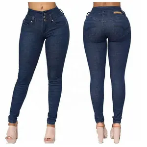 Vaqueros colombiano GZY de barato, venta al por mayor buena calidad Skinny denim jeans lotes de stock