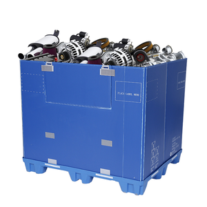 Tái Sử Dụng Số Lượng Lớn <span class=keywords><strong>Container</strong></span> Sóng Nhựa Pallet Box Đối Với Gaylord - Product Image 3