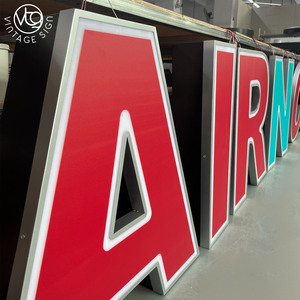 Personalizar tienda Logo restaurante casa Metal números canal signos Filadelfia Led muestra carta diseño escaparate pelo signo - Product Image 4