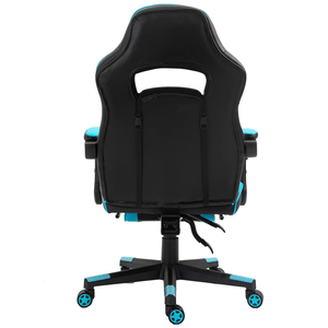 <span class=keywords><strong>Fauteuil</strong></span> de jeu pivotant en cuir bleu, rembourré, confortable, fonctionnel, durable, <span class=keywords><strong>meilleur</strong></span> <span class=keywords><strong>fauteuil</strong></span> de jeu inclinable OEM avec repose-pieds - Product Image 3