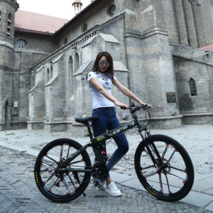 Bicicleta Plegable Ligera de Nuevo Estilo Born2ride, Modelo A Shape Adventurer City Spider Shanghai, Cuadro de Cromolyk de 22 Pulgadas - Product Image 4