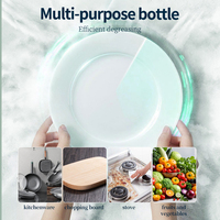Liquide vaisselle écologique concentré pour la cuisine, parfum citron, détergent, essentiels quotidiens