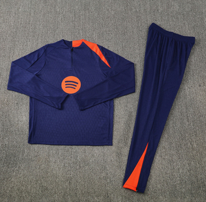 Conjunto de Entrenamiento de Manga Larga Otoño Invierno 25/26, Camiseta del Barcelona, Uniforme de Competición de Clubes Europeos Transpirable, Ropa de Fútbol - Product Image 1