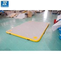 Tapis de ponton d'eau flottant gonflable, Yacht, station pneumatique, à vendre