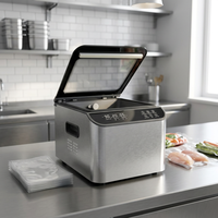 Machine de mise sous vide électrique miniature ZK300A, dispositif de scellage automatique des aliments en acier inoxydable, portable