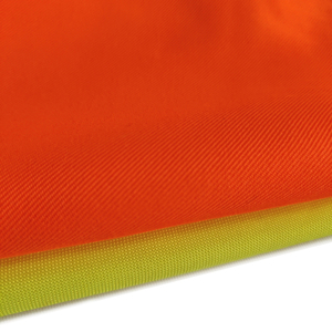 High Quality 100% <strong>Polyester</strong> 300D DTY Fluorescent Yellow Waterproof and PU Milky Coated <strong>Oxford</strong> <strong>Fabric</strong> for Coat and Jacket - Product Image 3