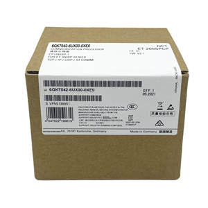 Original 6GK7542-6UX00-0XE0 S7-1500 CM 1542-6 โมดูลการสื่อสาร PROFINET อุตสาหกรรมอีเธอร์เน็ตระบบอัตโนมัติทางอุตสาหกรรม 240V - Product Image 1