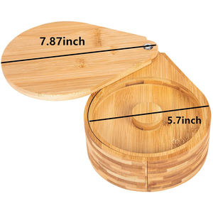 Margarita Salt Rimmer Set Bamboo 3-Ties Cocktail Glass Rimmer, Party Bar Accessoires - Product Image 2