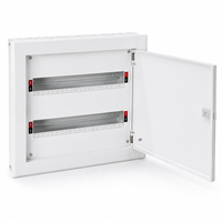 Tableau de distribution électrique étanche B&J OEM personnalisé 2R20 voies en métal sur rail DIN, boîtier de fusibles MCB, coffret de distribution de puissance