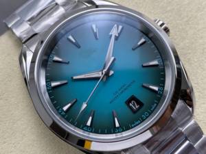 Montre mécanique de luxe de qualité supérieure, étanche, 42 mm, mouvement VS Factory 8800, 50 bars, bracelet en cristal de saphir turquoise - Product Image 3