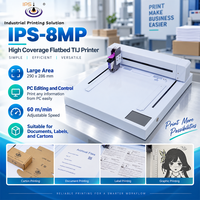 Imprimante jet d'encre thermique IPS-8MP grand format, codage TIJ, tête de 12,7 mm, contrôle par logiciel PC, marquage de surface 290 x 286 mm