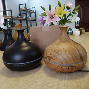 Minigo 500ml difusor ultrasónico de aceite de grano de madera humidificador esencial de viaje con 1 año de garantía para uso doméstico - Product Image 2