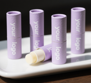Custom Biodegradable Cardboard Lip Balm Tube, Wholesale Round Kraft <b>Paper</b> <b>Packaging</b> Container - Product Image 5