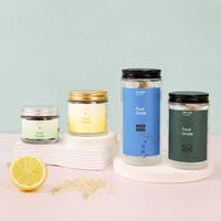 Bocaux en verre à large ouverture pour aliments, bonbons, snacks, capsules de soins de santé et gommes, avec couvercles métalliques, de qualité alimentaire, pour la cuisine