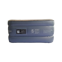 Meilleur lit pneumatique avec housse de flocage matelas gonflable de lit double pour chambre ou appartement