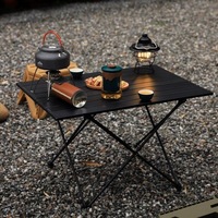 Tragbarer Moderner Klappbarer Campingtisch Leichter Outdoor-Tisch mit Tragetasche für Camping, Picknick, Wandern & Strand
