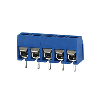 Borne de connexion modulaire WANJIE WJ301R en laiton pour PCB, à 90 degrés, avec contact en laiton, connexion par vis, 250V 16A