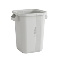 Poubelle multifonctionnelle haut de gamme en PP, grande capacité, à induction, robuste, avec poignée, suspendable, gain de place