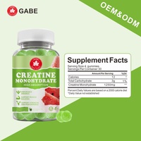 Compléments alimentaires en gommes OEM en gros, créatine monohydrate en gommes, vitamines, soutient la croissance musculaire pour les adultes, compléments alimentaires pour la remise en forme