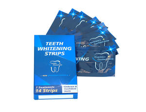 Professionale all'ingrosso della fabbrica di denti secchi strisce di sbiancamento denti naturali strisce bianche completamente solubili - Product Image 3