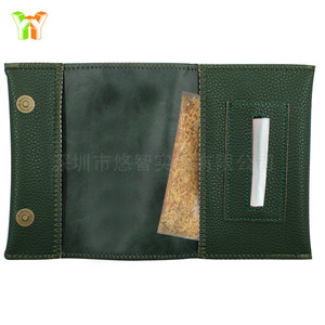 Étui à cigarettes personnalisé en cuir PU, pochette à tabac, sac à pipe, étui pour accessoire de cigarette, accessoire pour fumeurs. - Product Image 2