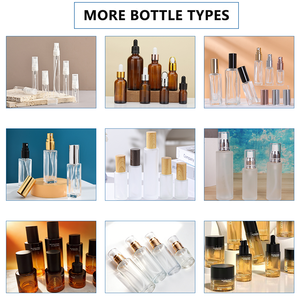 Flacon compte-gouttes en verre côtelé personnalisé de 5, 10, 15, 20, 30, 50, 100 ml (1 oz) pour huiles essentielles et emballage cosmétique - Product Image 6