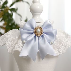 وصول جديد طوق القط الفاخرة الحيوانات الأليفة الدانتيل باندانا وشاح الكلب القط الحيوانات الأليفة الملحقات - Product Image 6