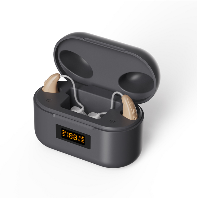 JINGHAO Premium Rechargeable clear Hear Portable Hearing Amplifiers Us Sound Amplifiers for Hearing Impaired People