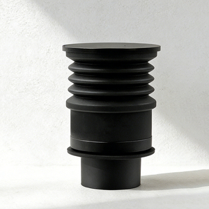 Outils à café et à thé Eureka Atom personnalisés, écologiques, de luxe, noirs, hautement polis, certifiés LFGB, avec soufflet en silicone à rétention nulle - Product Image 6