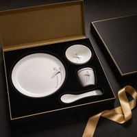 Service de vaisselle en mélamine de qualité alimentaire A5, assiettes et bols incassables, logo personnalisé, vente en gros pour usage domestique, restaurant, hôtel