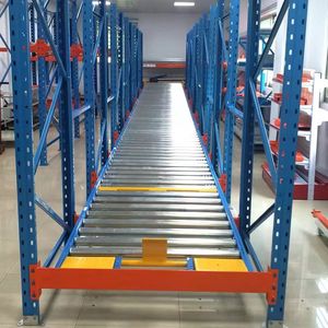 Rodillo de acero de alta resistencia Dynamic FIFO Gravity Racking System Almacenamiento de almacén de 5 capas con protección contra la corrosión - Product Image 5