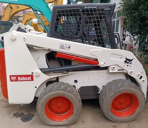 Cargadora de Ruedas Usada Skid Steer Loader S300 S70 S450 S550 de 3 Toneladas, Mini Retroexcavadora con Precio Económico - Product Image 2