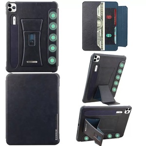 เคสแท็บเล็ตป้องกันการตกพร้อมช่องเสียบปากกาและสายรัดข้อมือสำหรับ <span class=keywords><strong>iPad</strong></span> <span class=keywords><strong>Air</strong></span> 4 <span class=keywords><strong>5</strong></span> 10.9ตัวดูดแม่เหล็กทำจากห<span class=keywords><strong>น</strong></span>ัง - Product Image 3
