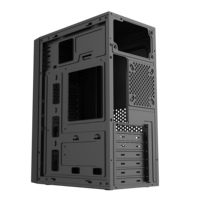 Caja de PC para Juegos Meway al por Mayor, Personalizable con Logotipo, Chasis de Escritorio ATX de Torre Media, Vidrio Templado, Precio de Fábrica, en Stock