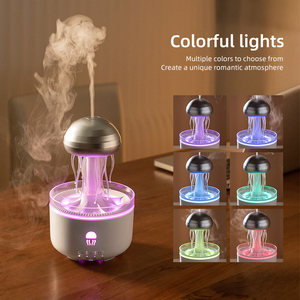 Humidificador de difusor de aceite esencial de aromaterapia de 320ML, humidificador de aire de llama volcánica, lámpara de noche, difusor de Aroma de llama volcánica - Product Image 3