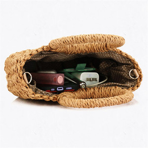 Basso Di Baggio Delle Donne Sagni Spalle Da Donna Donte Intrecciate Paglia Design Intrecciato Fornitori Borse Sacchetti In Pelle - Product Image 4