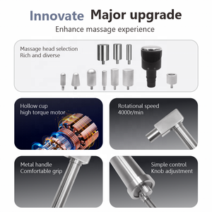 2025 profesyonel derin kas stimülatörü fasya tabancası NBA basketbol oyuncunun kademesiz hız masaj tabancası - Product Image 3