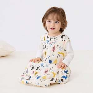 Gigoteuse portable pour bébé de 6 à 12 mois, 0,5 TOG, en coton, avec fermeture éclair bidirectionnelle - Product Image 1