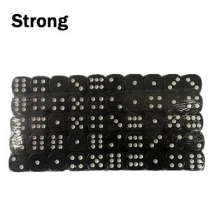 Prix usine noir dés en plastique 18mm rond coin acrylique dés - Product Image 4