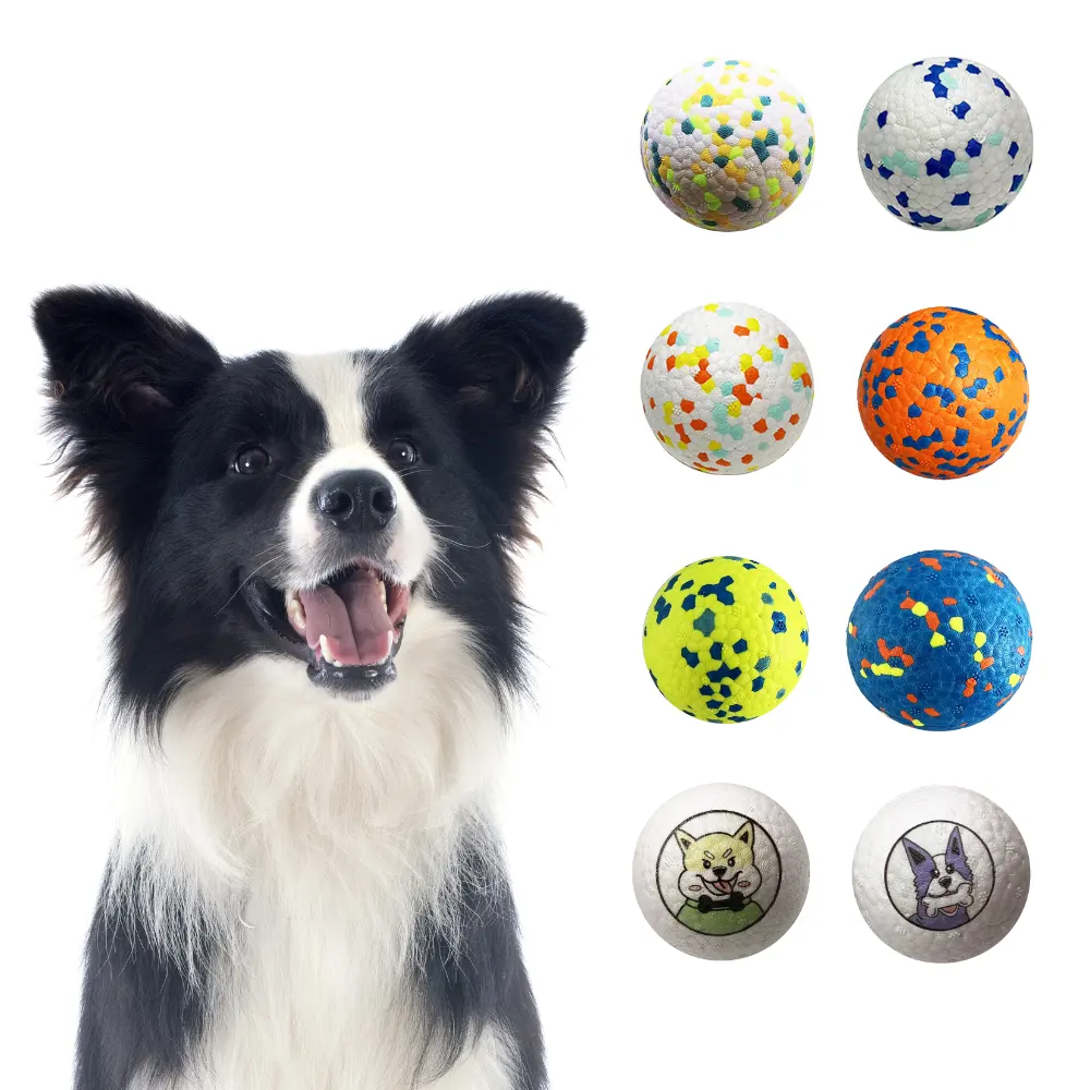 Fabricante High Bounce E-TPU Dog Ball Mordida Resistente Interativo Pet Dog Toy