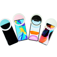 Mini anneau lumineux pour selfie rechargeable à clipser pour tous les téléphones, lumière de remplissage pour appareil photo, anneau lumineux pour smartphone, lumière LED universelle pour selfie