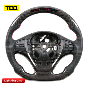 Volante de fibra de carbono TDD LED para BMW Serie 3 F30, accesorios interiores para automóvil. - Product Image 3